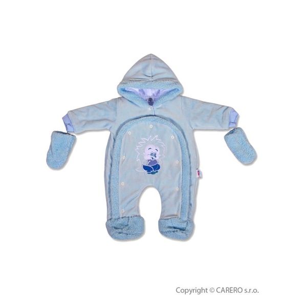 Detská kombinéza New Baby ježko modrá