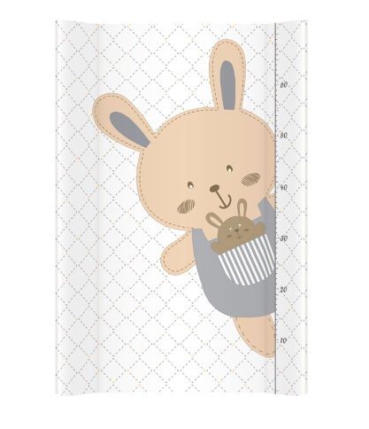 Prebaľovacia podložka - tvrdá - na postieľku 120x60 cm - Veselý králiček